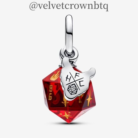 Pandora Stranger Things Hellfire Club Dice Dangle Charm - Picture 2 of 6